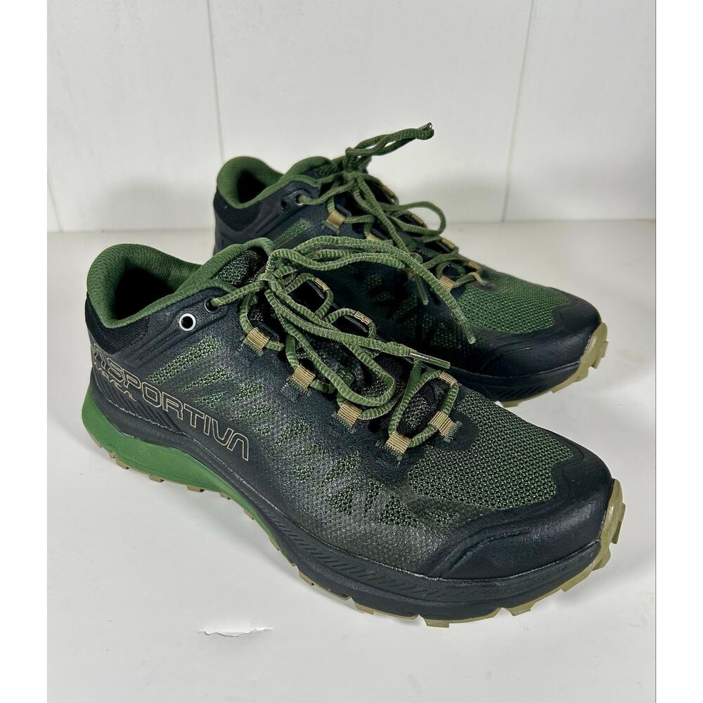 La Sportiva Men's Karacal Trail Running Shoe Green Hiking Outdoors Size 8.5
